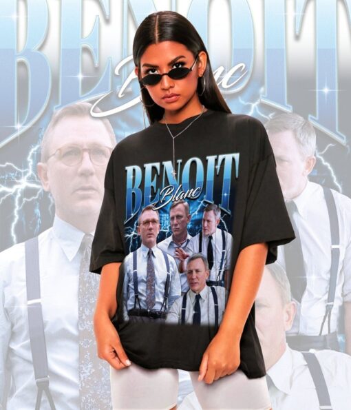 Retro Benoit Blanc Shirt -Benoit Blanc Tshirt,Benoit Blanc T-shirt,Benoit Blanc T shirt,Benoit Blanc Sweatshirt