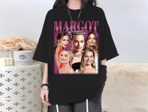 Margot Robbie Retro T-Shirt, Margot Robbie Unisex Sweater, Margot Robbie Hoodie, Margot Robbie Movie Tee