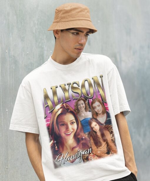 Retro Alyson Hannigan Shirt -Alyson Hannigan Tshirt,Alyson Hannigan T-shirt,Alyson Hannigan T shirt