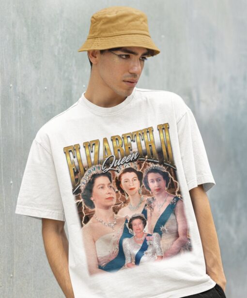 Retro Queen Elizabeth II Shirt - Queen Elizabeth Tshirt,Queen Elizabeth T-shirt,Queen Elizabeth T shirt