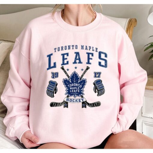 Toronto Maple Leafs Sweatshirt, Vintage Toronto Maple Leafs Hockey Shirt, Toronto Hockey Tshirt, Maple Leafs Tee