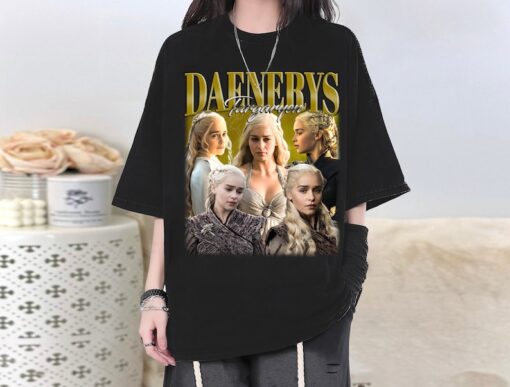 Daenerys Targaryen T-Shirt, Daenerys Targaryen Shirt, Daenerys Tee, Actor Daenerys Homage, Targaryen Fan, Famous T-Shirt