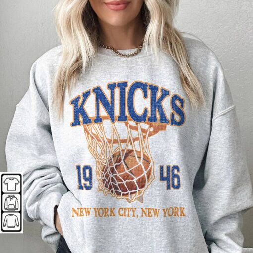 New York Basketball Vintage Shirt, Knicks 90s Basketball Graphic Tee, Retro For Women And Men Basketball Fan