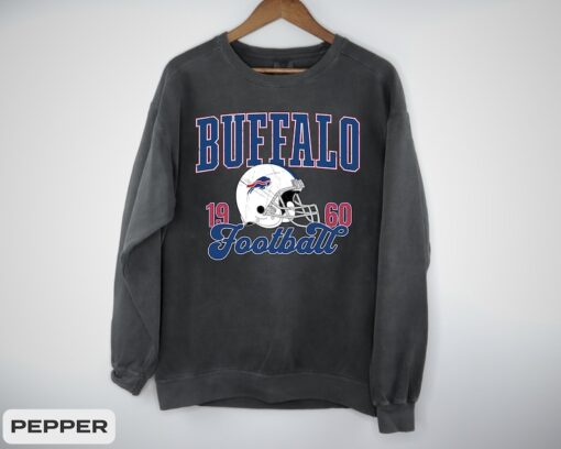 Vintage Buffalo Bills Retro Crewneck, Buffalo Sweatshirt, Buffalo Football Sweater, Bills Mafia Throwback