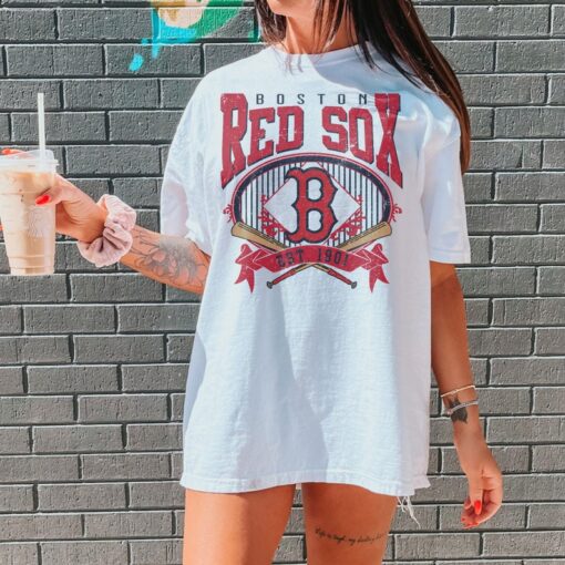 Boston Baseball Sweatshirt | Vintage Style Boston Baseball Crewneck Sweatshirt | Boston EST 1901 Sweatshirt | Game Day