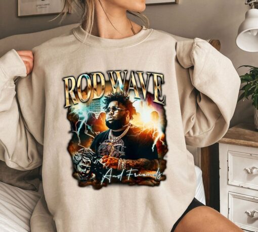 Rod Wave Nostalgia Sweatshirt, Rod Wave Nostalgia 90s Rap Music T-shirt, Beautiful Mind Tour Tee, Rod Wave Shirt