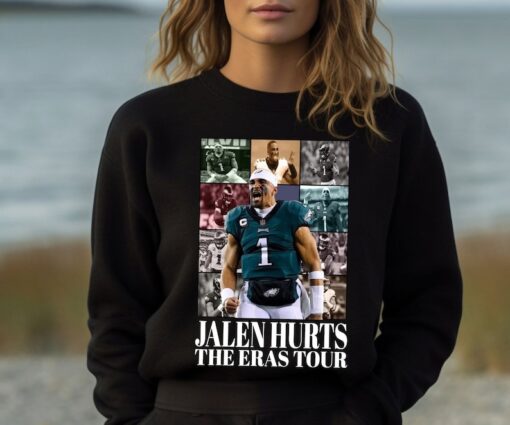 Jalen Hurts American Football Shirt, Jalen Hurts The Eras Tour T-Shirt, Jalen Hurts Sweatshirt, Jalen Hurts Fan Gift