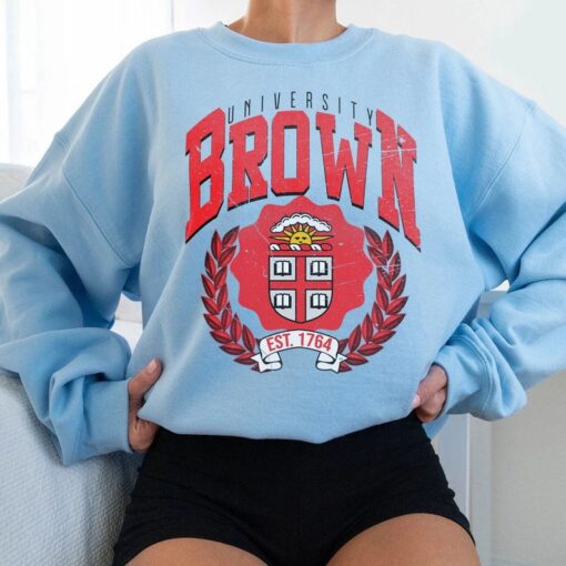 Brown University Shirt, Vintage Brown University Shirt, Brown College Shirt, Brown University Shirt