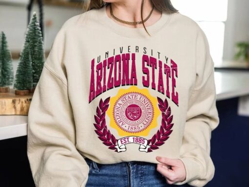 Vintage Arizona State University Shirt, Vintage Arizona State University Shirt, Arizona State College Shirt