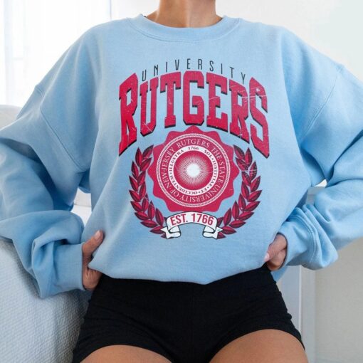 Vintage style Rutgers University shirt, Rutgers University Shirt, Rutgers College Shirt, Rutgers University shirt