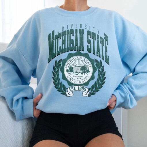 Michigan State University Vintage Shirt, Michigan State University Shirt, College Basketball