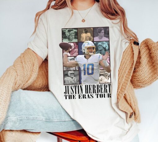 Justin Herbert The Eras Tour Shirt, Justin Herbert Football Shirt, Justin Herbert Shirt For Fans