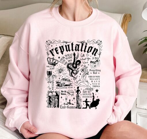 Reputation Tracklist Sweatshirt, Reputation Snake Shirt, Reputation Sweatshirt, Taylor Swift, Reputation Shirt