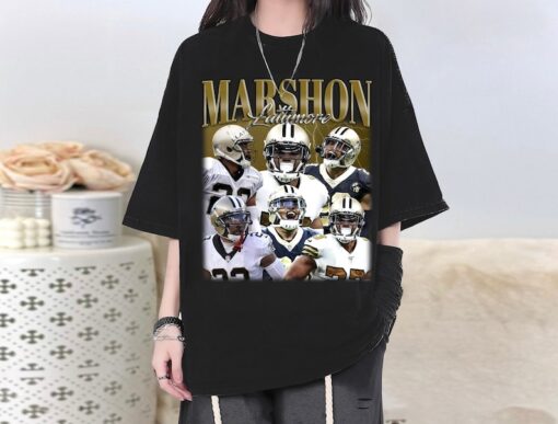 Marshon Lattimore T-Shirt, Marshon Lattimore Shirt, Marshon Lattimore Tees, Marshon Lattimore Homage, Trendy T-Shirt