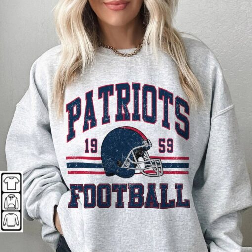 Patriots Football Shirt, Shirt Retro Style 90s Vintage Unisex shirt, Graphic Tee Gift For Football Fan Sport