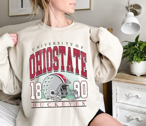 Vintage Ohio State Baseball Sweatshirt, Ohio State Fan Crewneck Shirt, Ohio State Gift, College Sweater