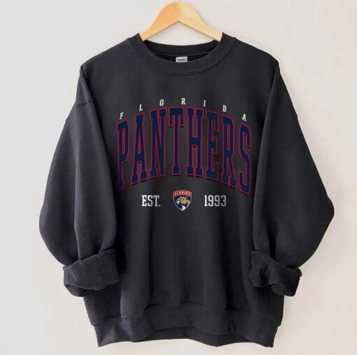 Florida Crewneck, Vintage Style Florida Panthers Sweatshirt, Florida Sweatshirt, College Sweatshirt, Hockey Fan Gifts