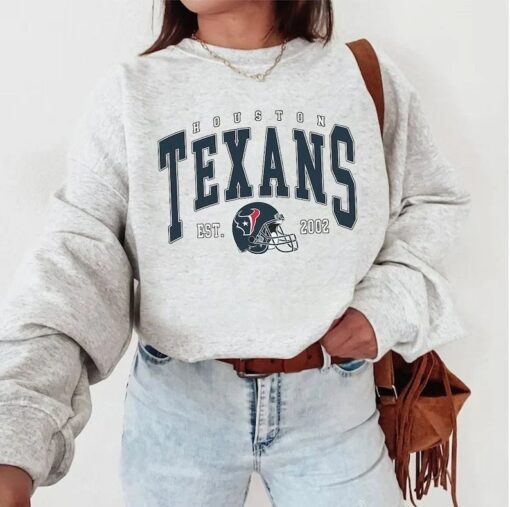 Vintage Houston Football Shirt, Houston Crewneck, Retro Houston Sweatshirt, Houston Varsity Sweatshirt, Texas Football