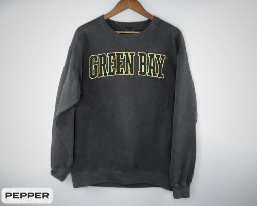 Green Bay Football Vintage Style Sweatshirt, Green Bay Football Sweater, Green Bay Crewneck