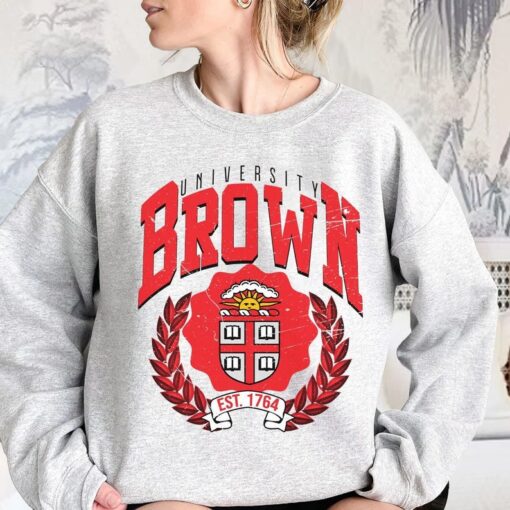 Brown University Shirt, Vintage Brown University Shirt, Brown College Shirt, Brown University Shirt