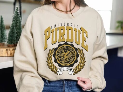 Vintage style Purdue University Shirt, Purdue University Shirt, Purdue College Shirt, Purdue University Shirt