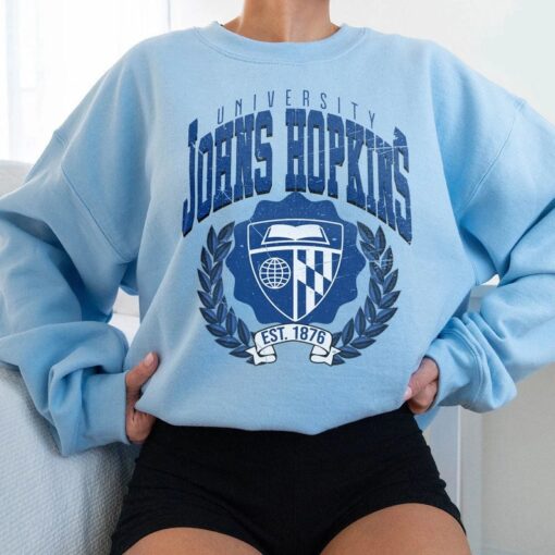 Johns Hopkins University Vintage style Shirt, Johns Hopkins University Shirt, Johns Hopkins College