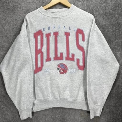 Vintage Buffalo Bill T Shirt, Vintage Buffalo Football Unisex Sweatshirt, Bill Football Hoodie gift for sport fan