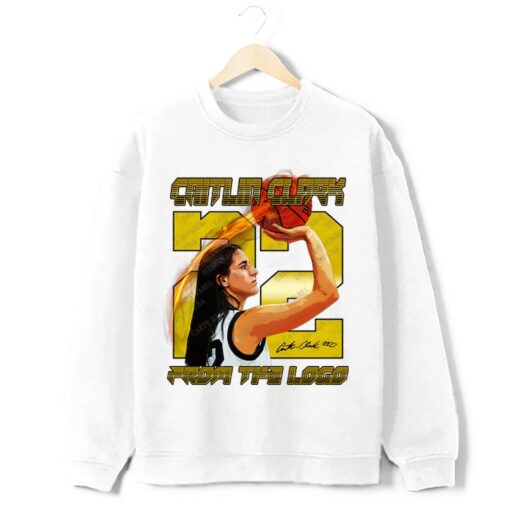 Caitlin Clark T-Shirt From The Logo Custom Fan Art Graphic Tee