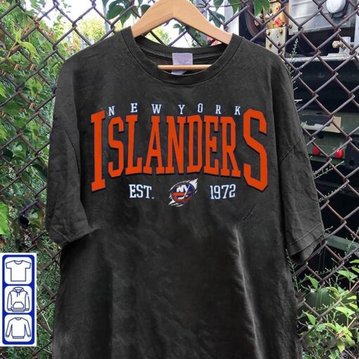 New York Islander Hoockey Shirt, Vintage Style Islanders Crewneck Sweatshirt, New York Hockey Hoodie Fan Gifts