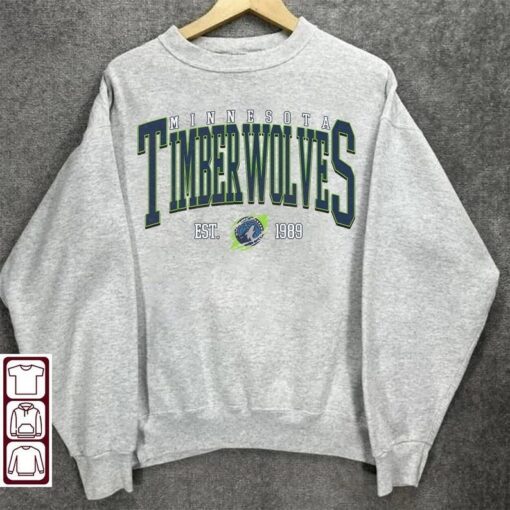 Retro Minnesota Timberwolve Sweatshirt T-Shirt, Minnesota Timberwolve, Timberwolves Sweater, Timberwolves TShirt