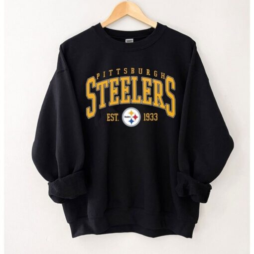 Pittsburgh Steelers est 1933 shirt &Sweatshirt, Steelers Unisex Tee,Vintage Football Sweatshirt,Football Fan Shirt