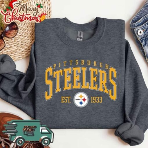 Pittsburgh Steelers est 1933 shirt &Sweatshirt, Steelers Unisex Tee,Vintage Football Sweatshirt,Football Fan Shirt