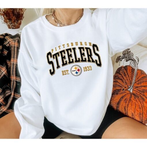 Pittsburgh Steelers est 1933 shirt &Sweatshirt, Steelers Unisex Tee,Vintage Football Sweatshirt,Football Fan Shirt