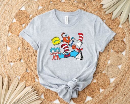 Personalized Dr. Seuss Cat In The Hat Shirt ,Read Across America Shirt for Kids, Custom Cat In The Hat Shirt