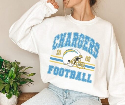 Vintage Chargers Football Sweatshirt, Los Angeles Football Shirt, San Diego Football Sweatshirt