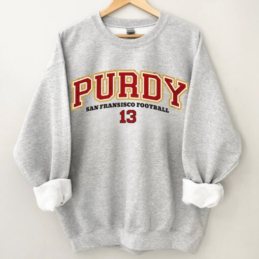 Brock Purdy T Shirt, Vintage San Francisco Football Sweatshirt, San Francisco Hoodie