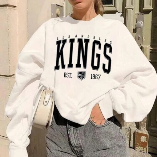 Los Angeles Crewneck, Vintage Style Los Angeles Kings Sweatshirt, Los Angeles Sweatshirt, College Sweatshirt