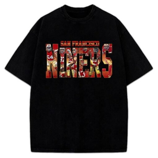 San Francisco Football T-Shirt 49ers Fan Shirt Brock Purdy Nick Bosa Samuel Deebo McCaffrey George Kittle Brandon Aiyuk