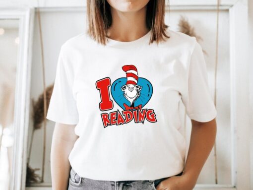 Reading Day T-Shirt, Reading Sweatshirt Hoodie, National Read Across America Shirt, Dr Day Shirt, Book Shirt