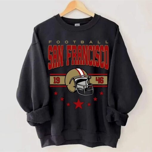 San Francisco Football Crewneck Sweatshirt, Vintage style San Francisco Football Shirt