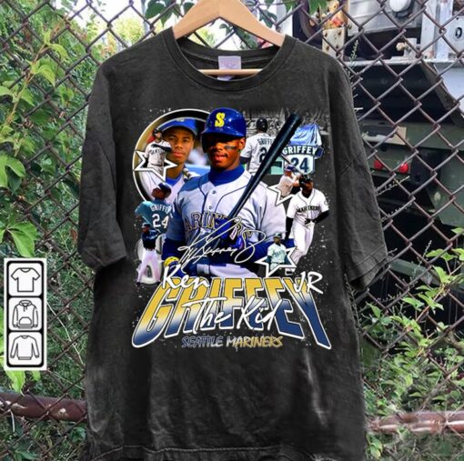 Vintage 90s Graphic Style Ken Griffey Jr T-Shirt - Ken Griffey Jr Baseball Tee - Ken Griffey Jr Vintage Tee For Man and