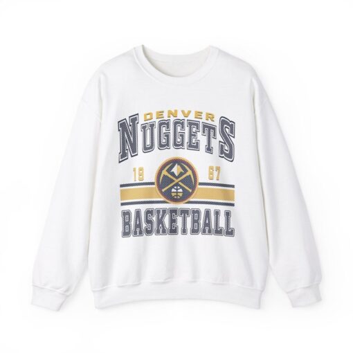 Denver Basketball Vintage Shirt, Nuggets Retro Sweatshirt, Gift For Fan Denver Christmas T-shirt