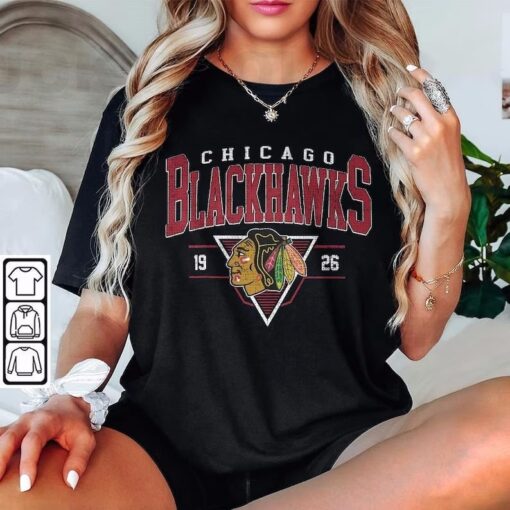 Vintage 90s Chicago Blackhawks Sweatshirt ,Chicago Blackhawks Unisex t-shirts, long-sleeved t-shirts