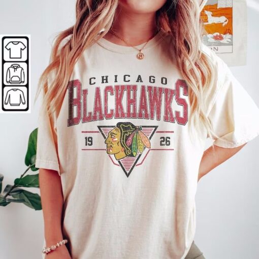 Vintage 90s Chicago Blackhawks Sweatshirt ,Chicago Blackhawks Unisex t-shirts, long-sleeved t-shirts