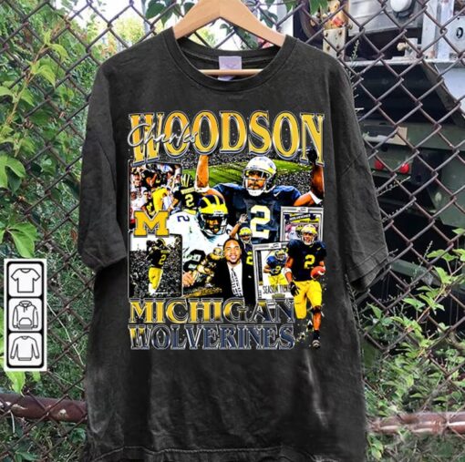 Vintage 90s Graphic Style Charles Woodson TShirt - Charles Woodson Sweatshirt - Retro American Football Tee For Man and