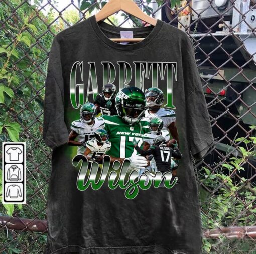 Vintage 90s Graphic Style Garrett Wilson TShirt - Garrett Wilson Sweatshirt - Retro American Football Tee For Man and