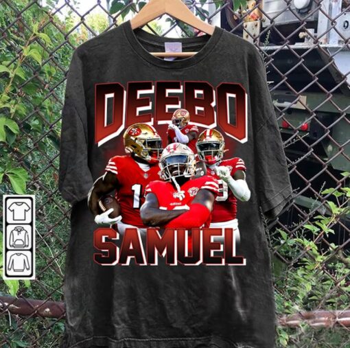 Vintage 90s Graphic Style Deebo Samuel T-Shirt - Deebo Samuel Youth T-Shirt - Retro American Football Tee For Man and