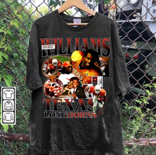 Vintage 90s Graphic Style Ricky Williams T-Shirt - Ricky Williams Hoodie - Retro American Football Tee For Man and Woman