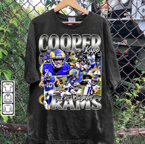 Vintage 90s Graphic Style Cooper Kupp T-Shirt - Cooper Kupp Hoodie - Retro American Football Tee For Man and Woman