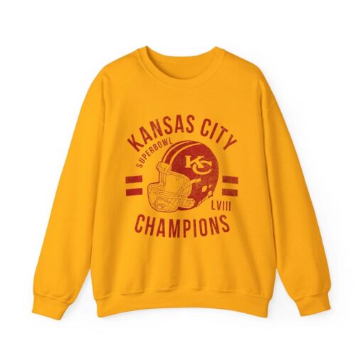 Chiefs SuperBowl Champions Shirt, KC Chiefs Champions 2024 Shirt, Chiefs Superbowl Sweatshirt, Chiefs Crewneck